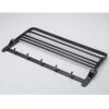 -Shelf,Towel Rack Foldable Double Row Towel Rack, Aluminum Wall Mounted Towel Rail, Black Towel Holder for Bathroom Kitchen Storage