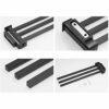 RSOCHS Rotating Towel Rack - Bathroom Rack Activity Towel Bar（Black）