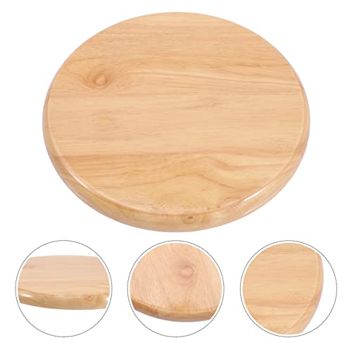 Veemoon Stool Chair Bar Stool Seat Replacement Wooden Round Chair Seat Barstool Accessories for Metal Chairs Stool 29.5CM Step Stool