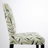 Ikea BERGMUND chair, black/Fågelfors multicolour