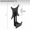 VIVO Quick Attach VESA Adapter Plate Bracket Designed for Samsung UR591C Series Monitors, VESA up to 100x100, Black, MOUNT-SGU59
