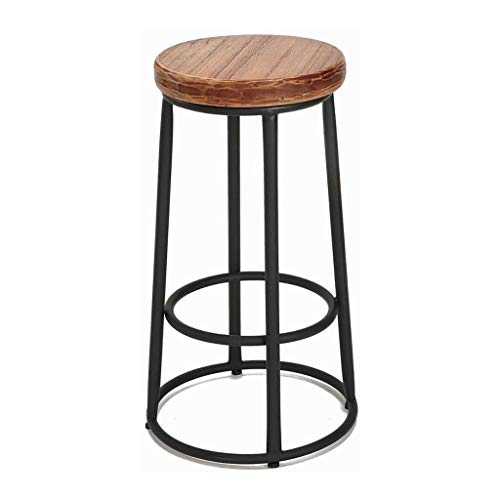 SDFGH Nordic light luxury bar chair simple net red bar stool front desk cafe restaurant leisure back high stool