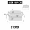 Imperial Rooms Sofa Covers 2 Seater Reversible Quilted Sofa Slipcovers Water Resistant Adjustable Elastic Straps Sofa Cover Sofa Protector For Ki