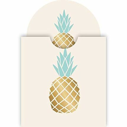 Draeger Pineapple Mirror Round Pocket Mirror to Take Anywhere, All Occasions – Dimensions 8.5 cm x 8 cm