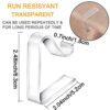 24 Pieces Transparent Clear Tablecloth Clips, Plastic Table Cloth Clips，Windproof Table Cover Holder Clamps，Table Cloth Holder for Christmas Home