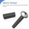 4 x M8 45mm Bolts Screws for Samsung TV Wall Mount Bracket, Bolts Screws Kit with Washers And Triangle Handle Cross Screwdriver For Samsung Sony