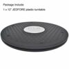 Multi-use Heavy Duty 360° Rotating Swivel Stand Turntable with Steel Ball Bearings for Big Screen TV Computer Monitor Lazy Susan (12 Inches)