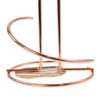 apollo THE HOUSEWARES BRAND Copper Towel Holder Deluxe, Sleek and Modern Towel Rack, Size: 14x30 cm, Copper