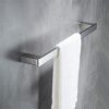 Towel Bar 304 Stainless Steel Towel Hanging Single Rod Towel Bracket Towel Rail Wall Hanging Towel Holder for Bathroom Balcony Kitchen Punching T
