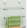 Zeller 18400 Over-Door Towel Rail 56x47.5 cm Chrome