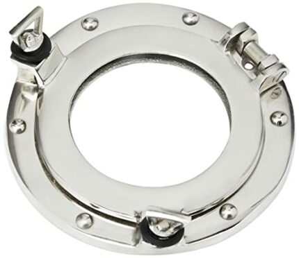 Aluminium Porthole Mirror, 15 cm