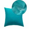 2 Pack Outdoor Waterproof Throw Pillow Covers, Garden Cushion Covers 18x18 Inches Blue Cushion Cases Garden Pillowcases Decorative Water Resistan
