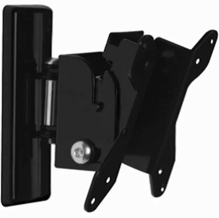 B-Tech BT7518 Flat Screen Wall Mount with Tilt & Swivel in Piano Black