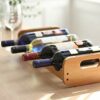 RTA 4 Bottle Bamboo Open Modular Wine Rack