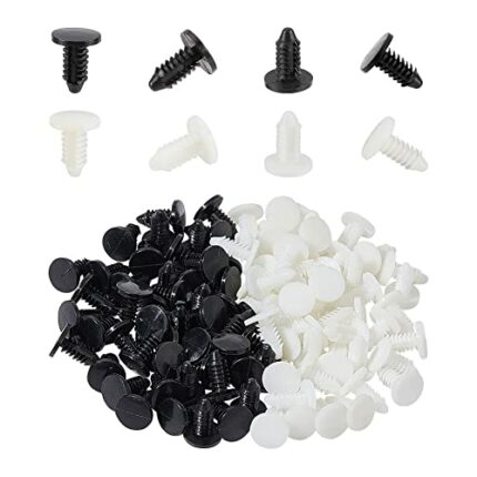 AHANDMAKER 100 Pcs Strapping Rivets, Medium Multi-Gauge Rivets, 3/5" Length Patio Chair Strapping Fasteners, Lawn Chair Webbing Patio Chair Repai