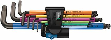 Wera 950 SPKL/9 SM HF Multicolour L-key set metric BlackLaser with hol