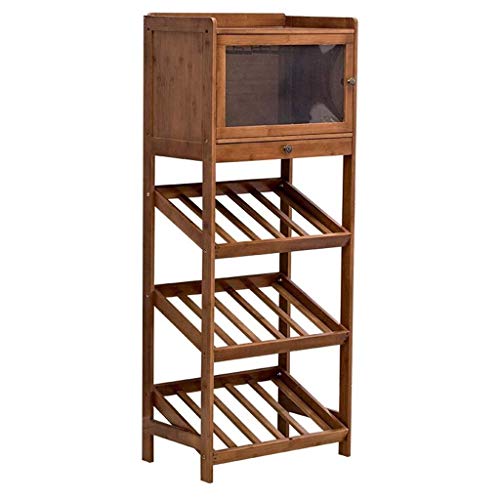 CZDYUF Wine Rack, Free Standing Wine Storage Rack Display Shelves Capacity Storage Standing Table, Wobble Free for Home Kitchen