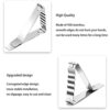 ZMREN Table Cloth Clips, 12 Pcs Stainless Steel Tablecloth Clips, Table Cloth Cover Clamps, Suitable for Indoor and Outdoor Use, for Picnics, Par