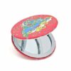 Anrtc Compact Mirror for Handbag Small Portable Makeup Mirror Magnetic Switch Makeup Mirror (1x & 2x) Double Sided Magnification Foldable Handhel