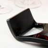 DLOETT Wine Rack - Wine Glass Rack Decoration Wine Bottle Holder（31 * 7.5 * 22 Cm）