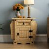 Amazon Brand - Movian Corona Magazine Table, 1 Drawer, Solid Pine Wood, 51.5 x 54 x 38 cm