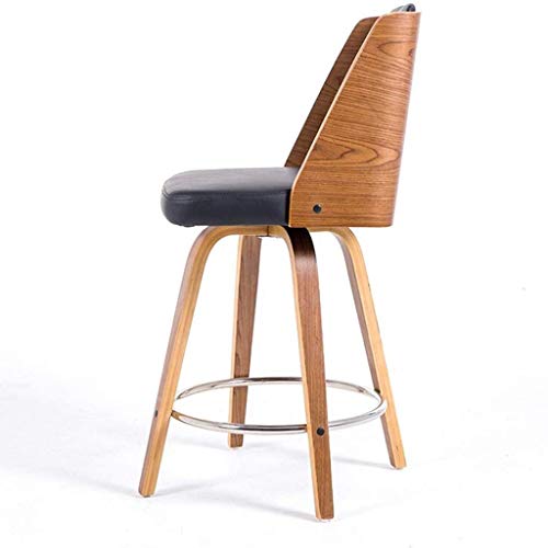 SDFGH Counter Stool with Back, Perfect for Pub and Kitchen Island Bar Stools