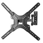 TV Wall Mount Bracket Swivel Tilt for Most 14-60 Inches LED LCD Plasma Screen Monitor, VESA 400x400mm, with Full Motion Articulating 15" Extensio