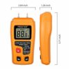 Proster Moisture Meters for Logs Damp Meter with Battery LCD Display Wood Moisture Tester Wood Moisture Meter for Firewood Paper Cardboard (Range