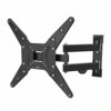 Hama TV wall bracket (swiveling, tilting, fully movable, wall bracket for TVs from 32 to 65 inches (81 - 165 cm), VESA to 400x400, including Fisc
