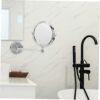 TOPBATHY 3pcs and Mounted with Double Magnification Magnifying Cosmetic ° Double-sided X Makeup for Two-sided Folding Round Dressing Arm Wall Hot