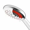 Y-home Shower Head with High Pressure Mode, Self-cleaning Handheld Showers for Hard Water Area