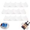 Forreen Wine Rack for Fridge, 3 Pieces Wine Bottle Display Stacking Plastic Practical Anti Slip European Style Fridge Shelf for Table Pantry Cabi