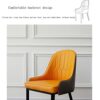 dining chair Kitchen Dining Room Furniture Chairs Dining Chairs Set Of 4 Modern High Back Soft Seat Living Room Chairs Water Proof PU Leather Sid