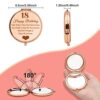 2 Pack 18th Birthday Gift for Girls Compact Makeup Mirror 2x 18 Year Old Birthday Gifts for Daughter Granddaughter Coming of Age Gift for Niece S