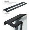 HIGOH Towel Racks,Towel Holder Towel Rail for Bathroom, Towel Rail, Bathroom Hand Hand Towel Holder, Wall Mounted Kitchen Towel Holde,R Bathroom