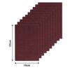 Faithfull AHPMAROON Very Fine Hand Pad 230 x 150mm - Maroon (Pack of 10)