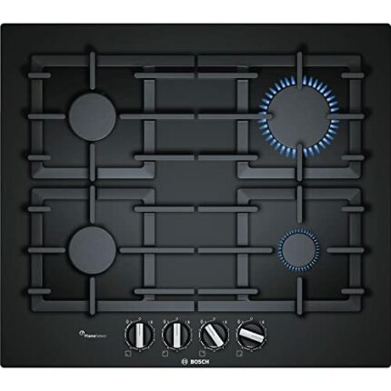 Bosch Series 6 60cm Gas on Glass 4 Burner Gas Hob - Black