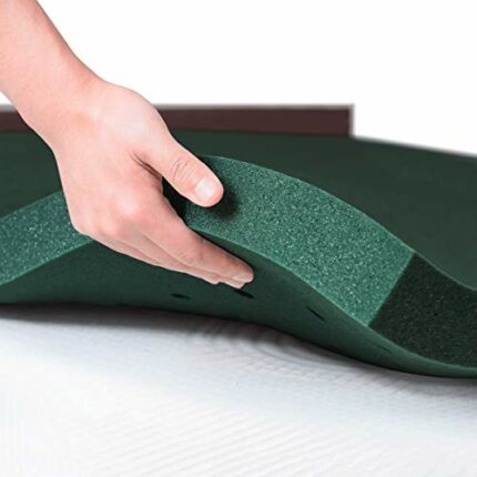 TOYABR 5cm Mattress Topper Memory Foam Gel-Infused Green Cooling Mattress Pad, Pressure Relieving Mattress Topper Ventilated Design（200x180CM）Sup