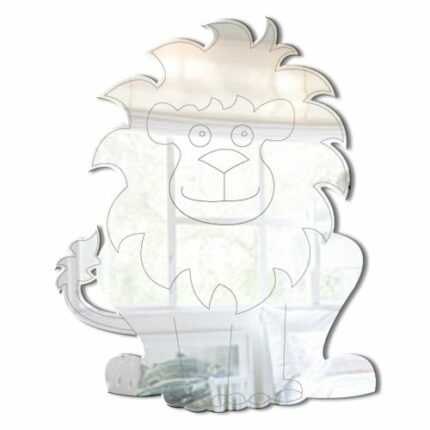 Mungai Mirrors 30cm Jungle Lion Acrylic Mirror