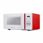 AIQMML Oven Microwave Oven with Dial Timer, Stainless Steel, 1000-Watts,Memory Turntable-Microwave Oven with Smart Sensor, Easy Clean Interior Ki