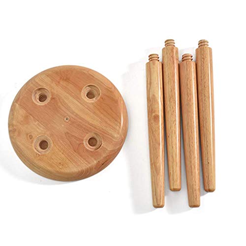 LUKEO Dining stool-stools Fashion Creative Round Stool Home Stool Dressing Table Stool Solid Wood Table Stool