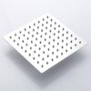 Dandelionsky 8" Wall Mount Square Rainfall Shower Head Stainless Steel Bathroom Shower Head Set Chrome Finished Shower Heads & Extension Arm & Ho