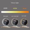Round LED Lighted Bathroom Mirror, Touch Switch Control, Anti-Fog Function, IP44 Waterproof, Wall Mounted Backlit Lighted Makeup Vanity Mirror Ov