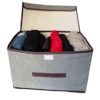 QIXUAN YOU PIN Household clothes and gills storage box, dustproof and foldable. 9.84×7.48×6.10