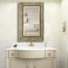 HESONTH 22"x30"  Medicine Cabinet with Mirror Retro Bathroom Medicine Cabinet Organizer with Shelves Farmhouse Wall Mounted Hanging Rectangular B