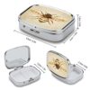 Brown Bee Unemployed Philosophers Guild Pill Box Medicine Box Rectangular Medicine Box 2 Lattice Medicine Box