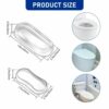 Toilet Seat Buffer, Pack of 20 Toilet Seat Bumpers, Toilet Seat Buffers Universal Replacement Bumpers, Toilet Seat Replacement Parts Buffers, Red