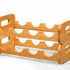 RTA 4 Bottle Bamboo Open Modular Wine Rack