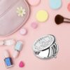 PLITI Dog Lover Compact Mirror Horse Lover Gift I Like Horses & Dogs and Maybe 3 People Pocket Mirror for Women (Horses Dogs People MM)