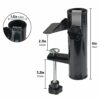 1 Pcs Umbrella Holder Fence,Patio Umbrella Clamp,Deck Umbrella Stand,Umbrella Stand for Beach,Umbrella,Deck,Balcony,Outdoor Patio (Black)